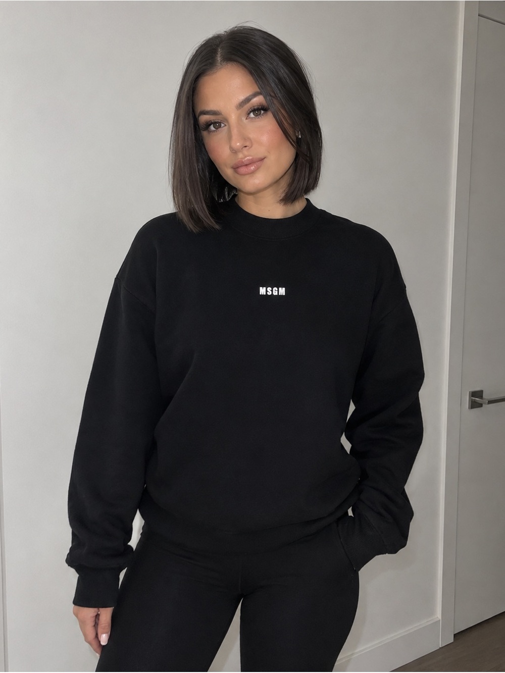 NWOT MSGM Black Turtleneck Sweater
